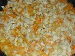 «Тарталетки с вешенками под сыром» - приготовления блюда - шаг 5