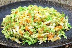 «Салат из пекинской капусты, моркови и сыра, с черным тмином» - приготовления блюда - шаг 6