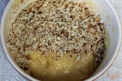 «Печенье на подсолнечном масле с черносливом и грецкими орехами» - приготовления блюда - шаг 4
