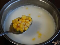 «Сырный суп с консервированной кукурузой» - приготовления блюда - шаг 5