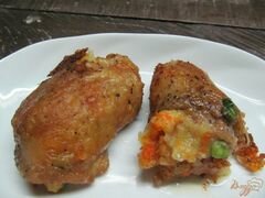 «Котлеты в куриной коже» - приготовления блюда - шаг 4
