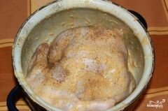 «Целая курица в мультиварке» - приготовления блюда - шаг 5
