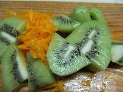 «Десерт из творога тыквы и киви» - приготовления блюда - шаг 2
