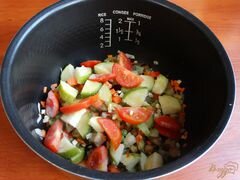 «Рагу из замороженных овощей в мультиварке» - приготовления блюда - шаг 4