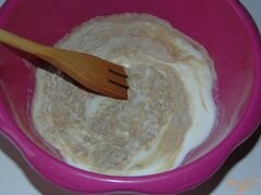 «Дрожжевое тесто на домашнем йогурте» - приготовления блюда - шаг 1