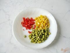 «Овощной суп с кукурузой и зеленым горошком» - приготовления блюда - шаг 4