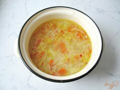 «Овощной суп с кукурузой и зеленым горошком» - приготовления блюда - шаг 6