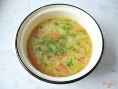 «Овощной суп с кукурузой и зеленым горошком» - приготовления блюда - шаг 7