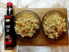 «Японский рис с соевым соусом и овощами» - приготовления блюда - шаг 7