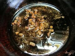 «Оладьи с грибами и беконом» - приготовления блюда - шаг 4