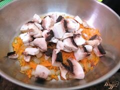 «Лаваш с баклажанами и грибами» - приготовления блюда - шаг 3
