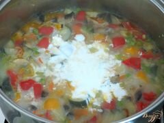 «Рагу с фрикадельками в сметанном соусе» - приготовления блюда - шаг 16