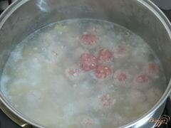 «Рагу с фрикадельками в сметанном соусе» - приготовления блюда - шаг 6
