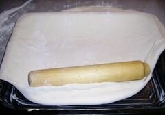«Пирог с картошкой и мясом» - приготовления блюда - шаг 9