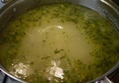 «Пшенный суп с утиными желудками» - приготовления блюда - шаг 11