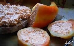 «Болгарский перец с творогом» - приготовления блюда - шаг 3