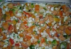 «Пангасиус под овощной шубой» - приготовления блюда - шаг 4
