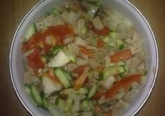 «Салат "Папараць-кветка"» - приготовления блюда - шаг 6