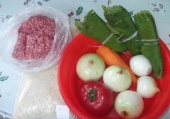 «Долма по-узбекски» - приготовления блюда - шаг 1