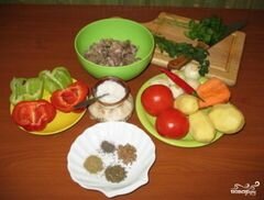 «Шурпа по-чувашски» - приготовления блюда - шаг 2