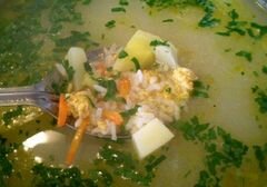 «Рисовый суп с икрой карася» - приготовления блюда - шаг 5