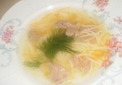 «Вермишелевый суп с телятиной» - приготовления блюда - шаг 7