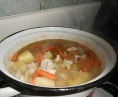 «Мокрая картошка с курицей» - приготовления блюда - шаг 3